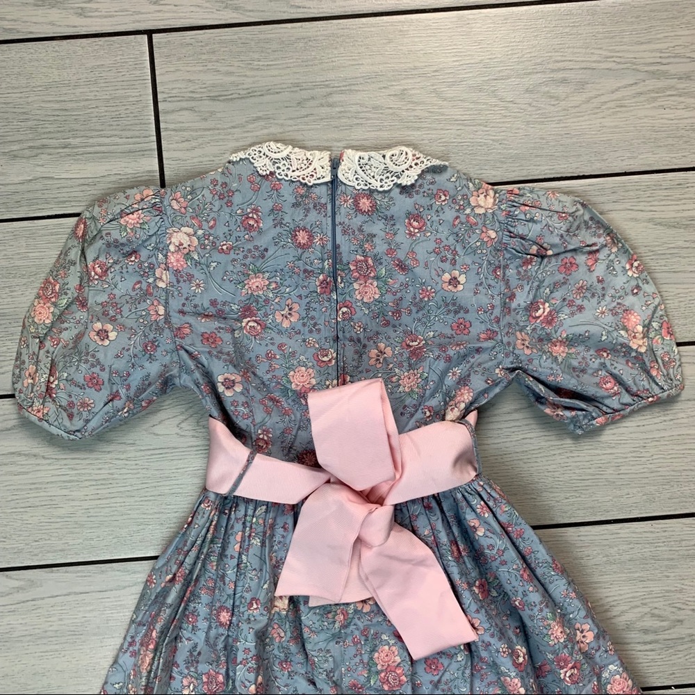✨🔥True Vintage Lace Floral Dress🌸💖✨✨ - Picture 6 of 8